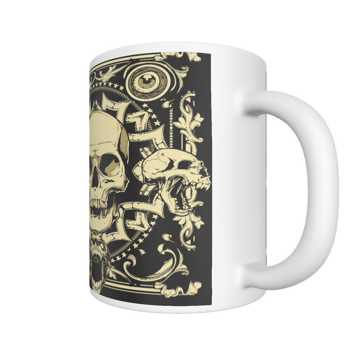 Gothic skull Ceramics mug