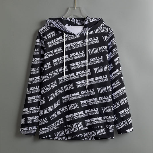 Custom print on demand pod Women's Hoodie Pullover Hoodie With Drawstring