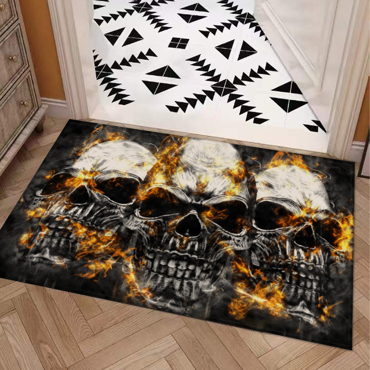 Skull Door Mat