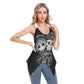 Sugar skull Women's Skinny Sport Tank Top