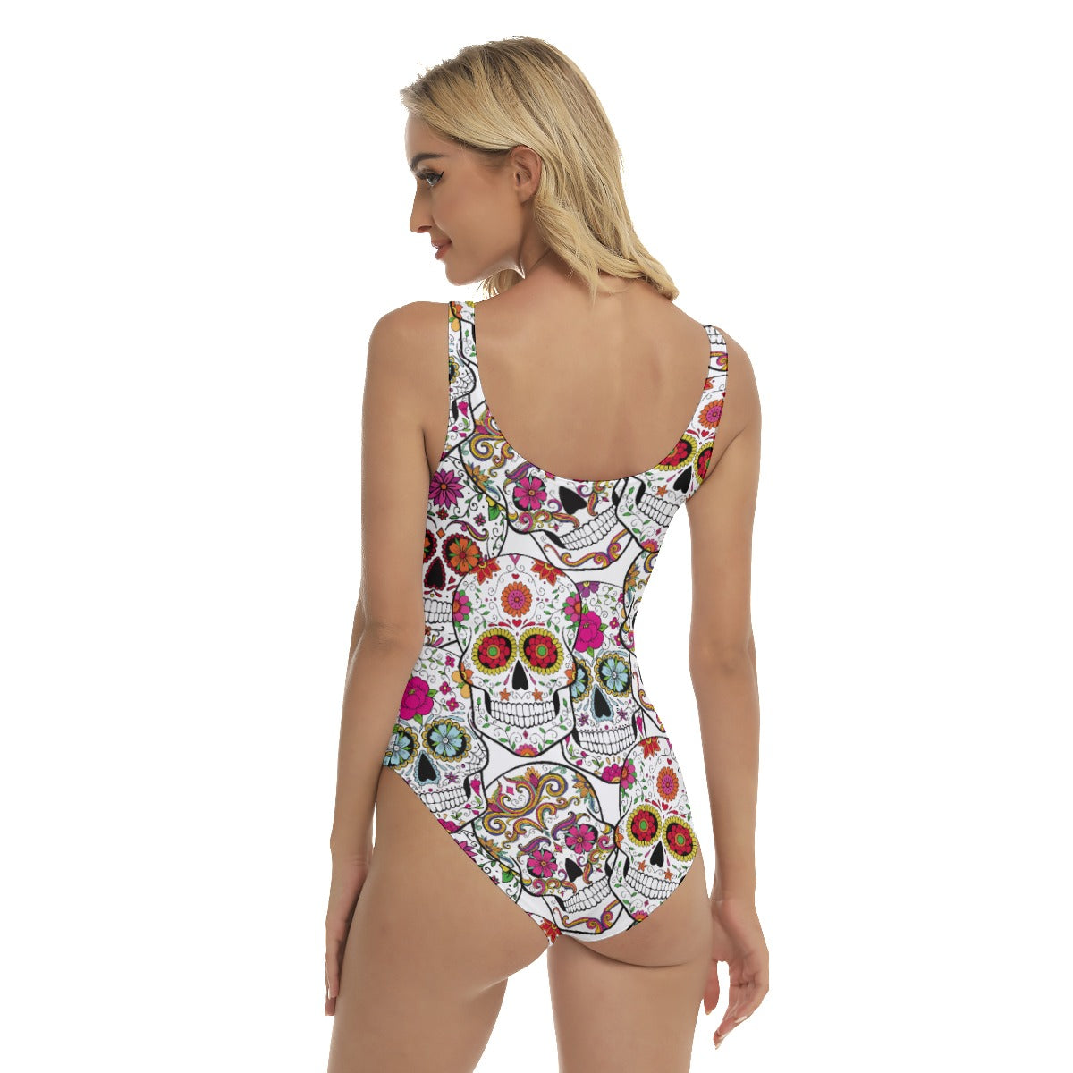 Sugar skull Day of the dead Women's One-piece Swimsuit