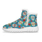 Sugar skull Women's Zip-up Snow Boots