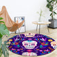 Day of the dead Halloween sugar skulls Foldable round mat