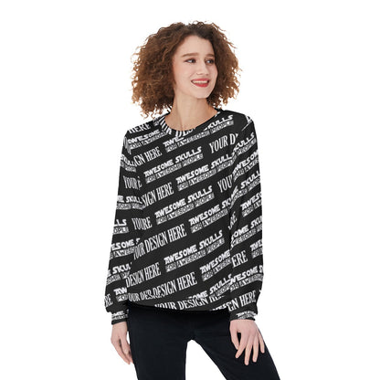 Custom Print on demand POD women's Knitwear & Cardigan Thicken Sweater