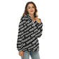 Custom print on demand pod Women's Hoodie Women's Borg Fleece Hoodie With Half Zip