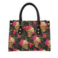 Floral skull Handbag, Sugar skull handbag, Halloween skeleton bag, gothic bag, skull women's bag