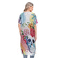 All-Over Print Women's Short Sleeve Cardigan