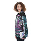 Day of the dead Print Women's Pullover Hoodie, Sugar skull women's hoodie sweatshirt