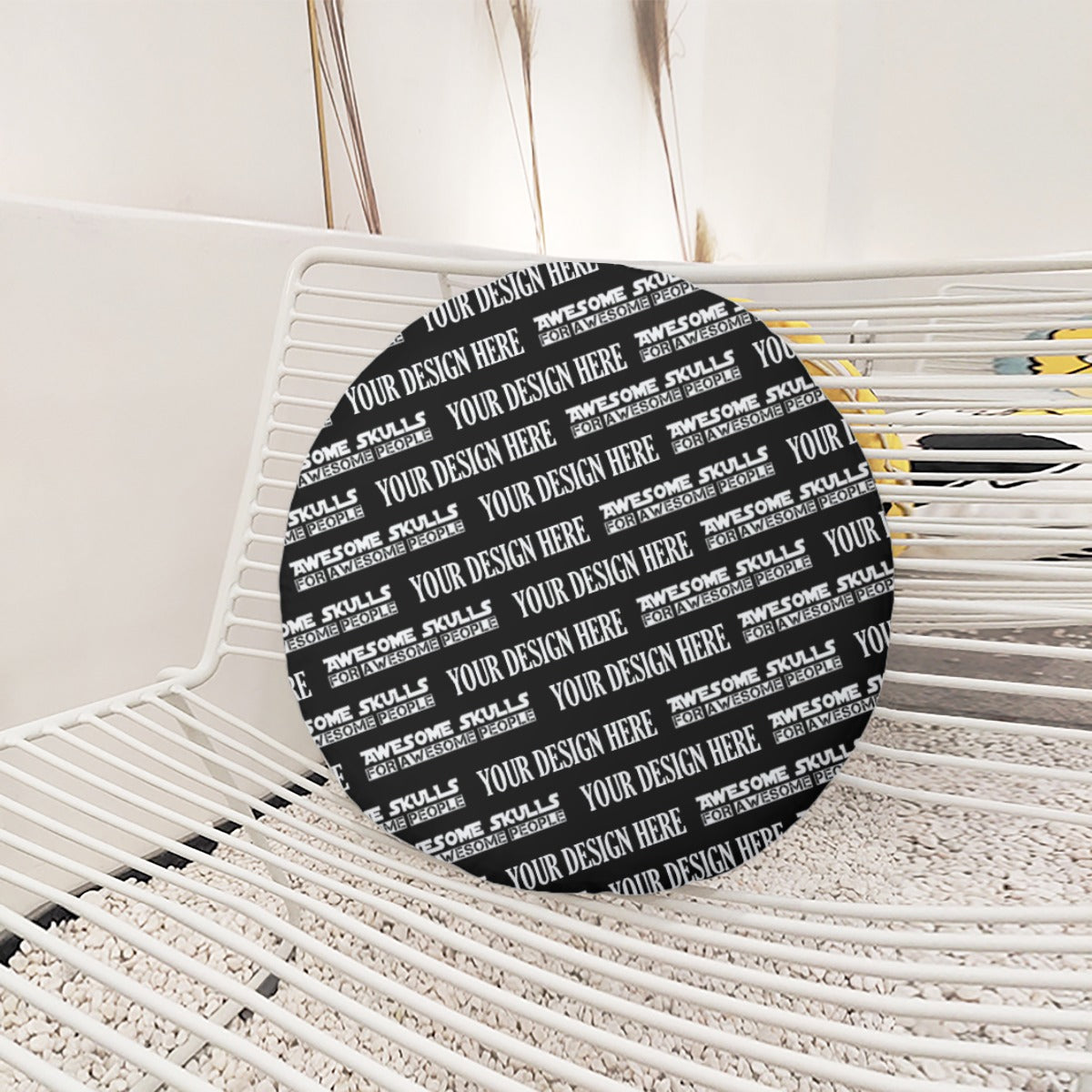 Custom Print on demand pod Round pillow