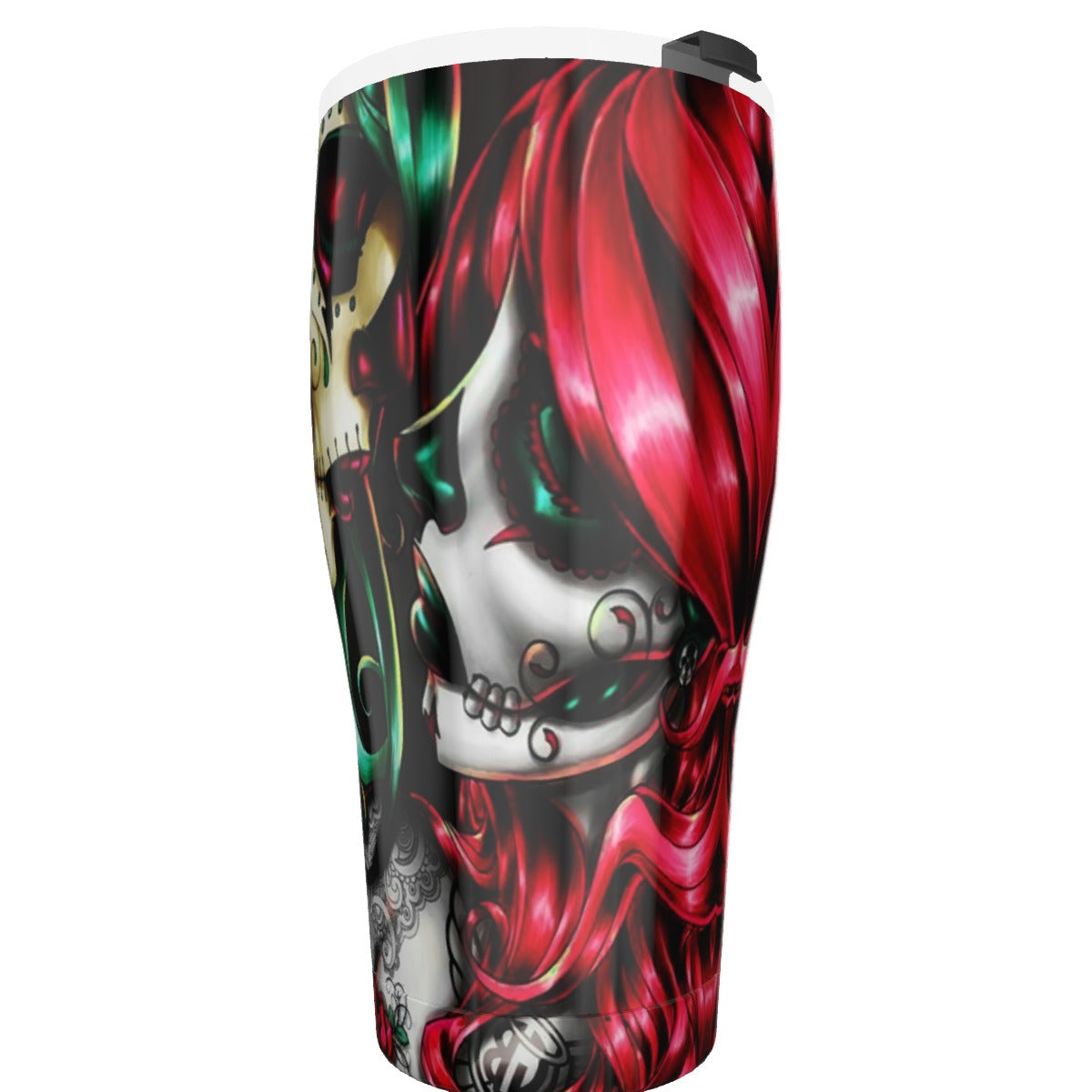 Sugar skull girls Tumbler 30oz, Day of the dead Dia de los muertos tumbler travel mug cup