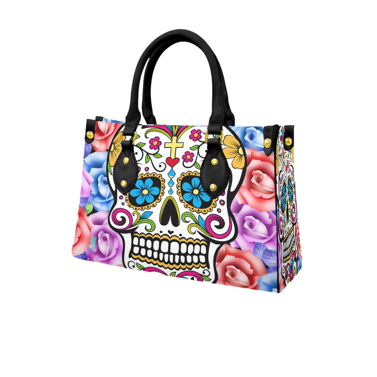 Day of the dead skull Handbag, sugar skull bag, sugar skull purse