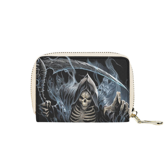 Grim repaer horror skull credit Card Holder wallet, skull wallet card holder Card Holder skeleton