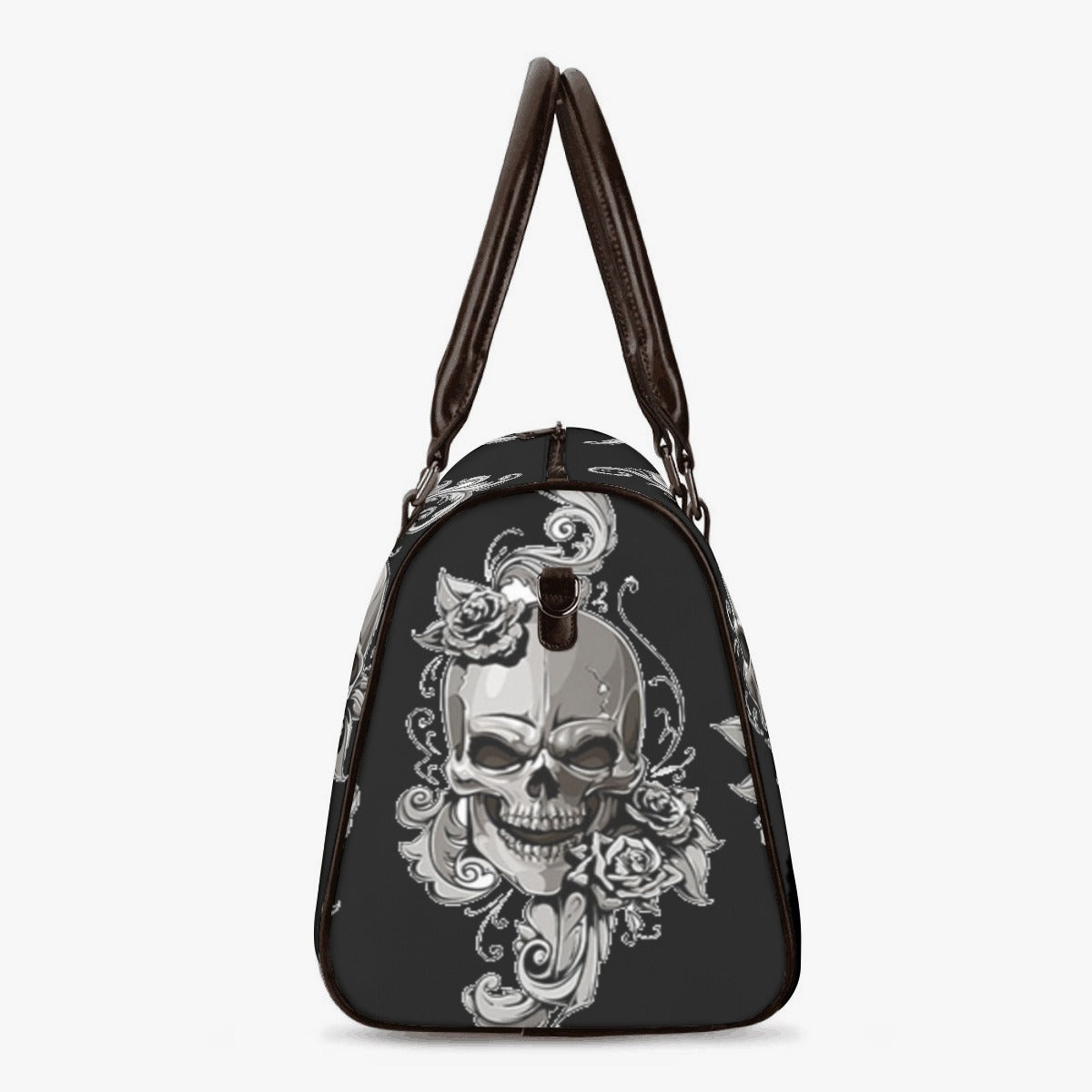 Death skull handbag, biker skull Carry On Bag, skull handbag, goth Carry On Bag, horror Overnight Bag, christmas skull large travel bag