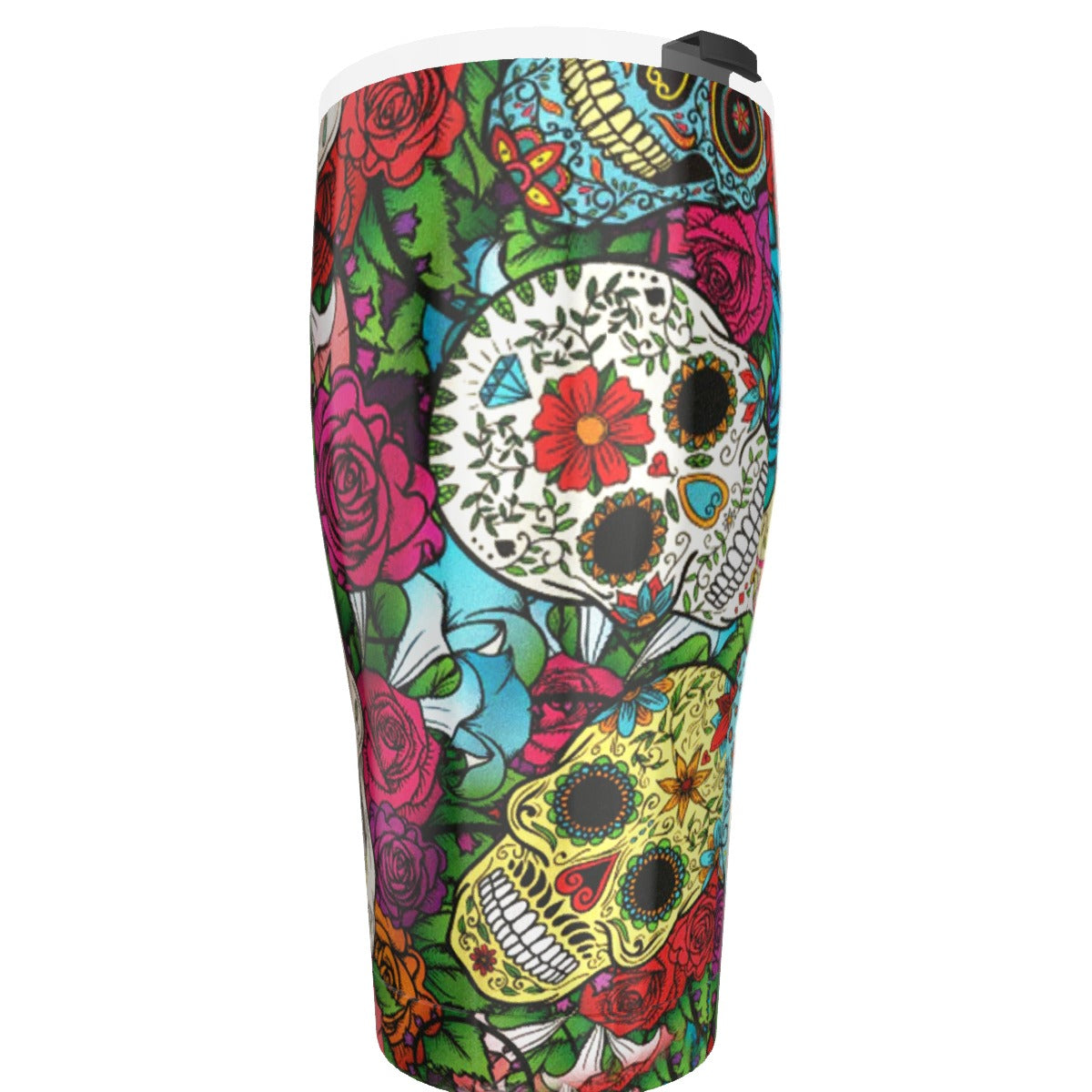 Sugar skull Day of the dead Tumbler 30oz, Dia de los muertos travel tumbler mug cup