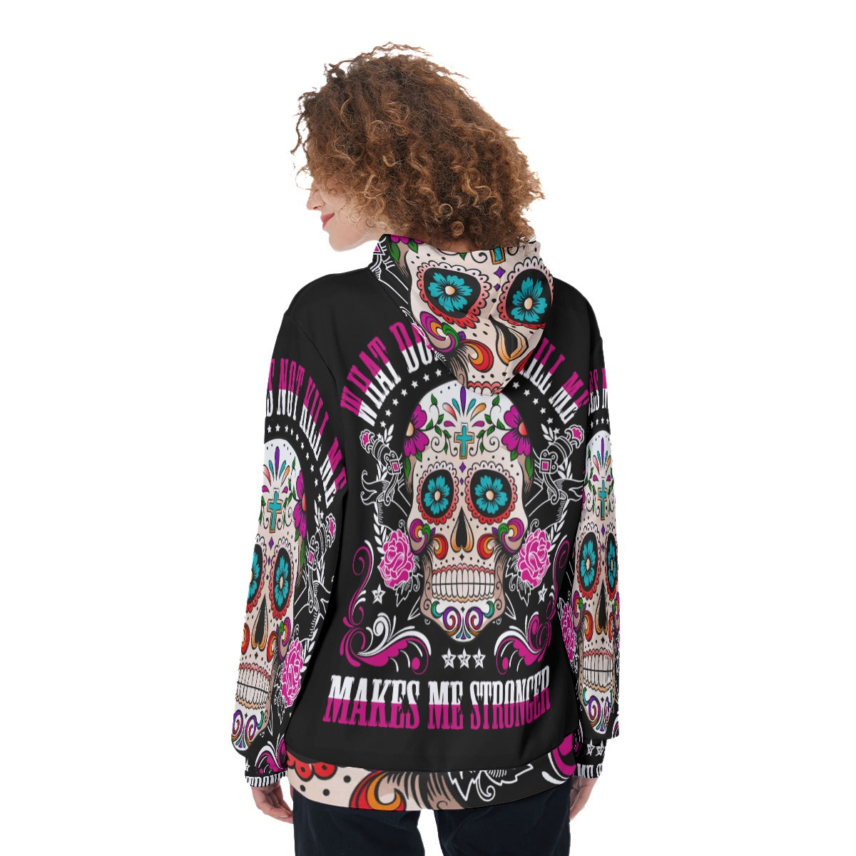 Sugar skull Women's Pullover Hoodie, Day of the dead Hoodie