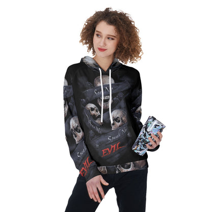 All-Over Print Women's Raglan Pullover Hoodie