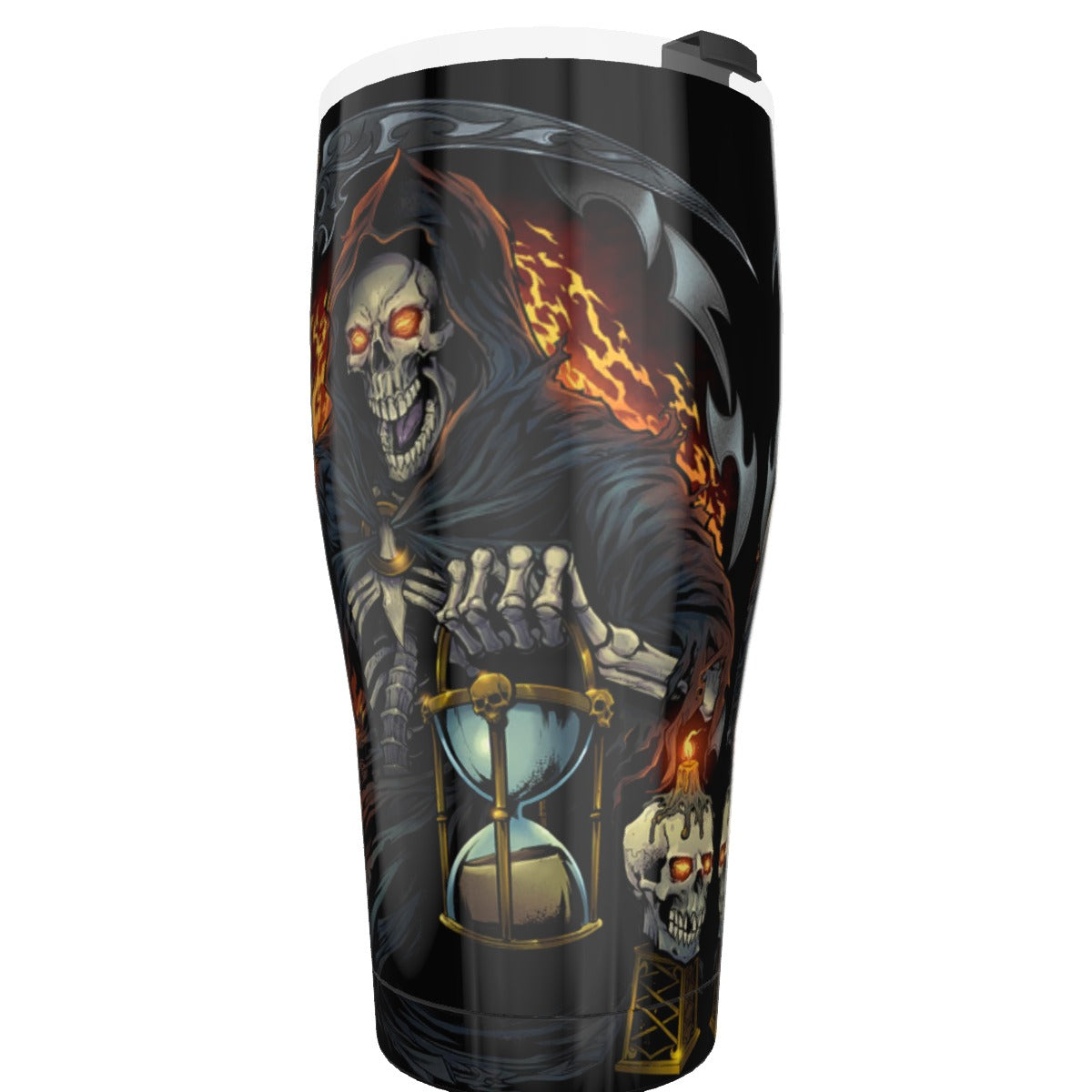 Grim reaper skull Tumbler 30oz