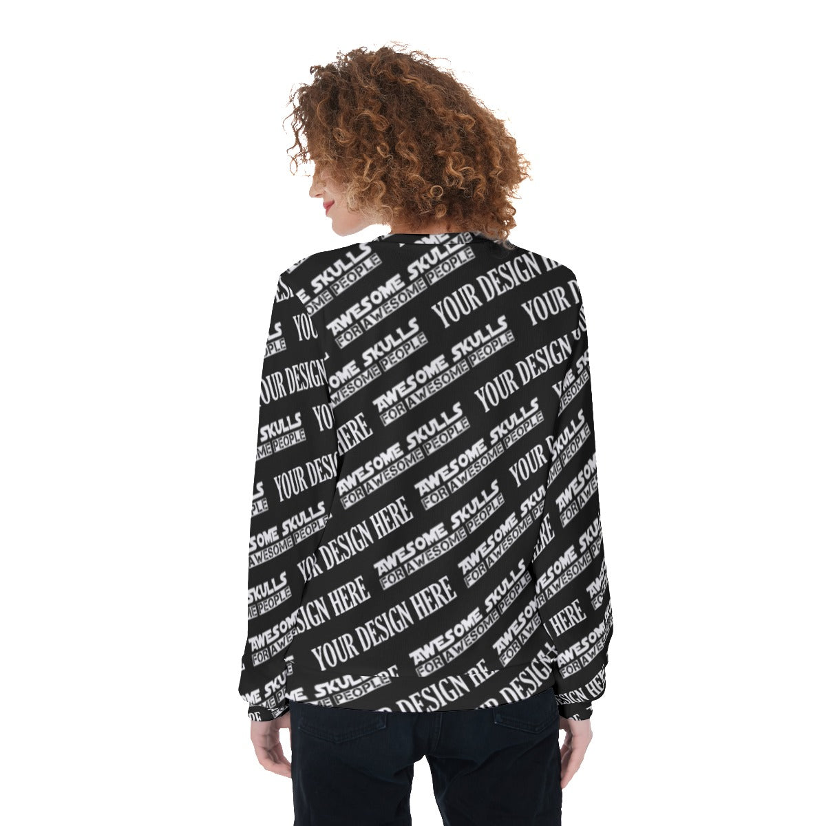 Custom Print on demand POD women's Knitwear & Cardigan Sweater