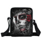 Dark Gothic Angel Skull Mini Messenger Bag Girls Ladies Shoulder Bags Grim Reaper Punk Women Cross Bag Kids Gift Bags Bookbag