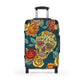 Sugar skull Suitcases, Sugar skull luggage, Day of the dead suitcase luggage, skull Halloween suitcase luggage