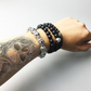 Bracelets Fleur-de-lis Lily & Skull Punk Bead,Brand Silver Fashion Thomas Style Jewelry Tms Bijoux Gift For Ts Men & Women