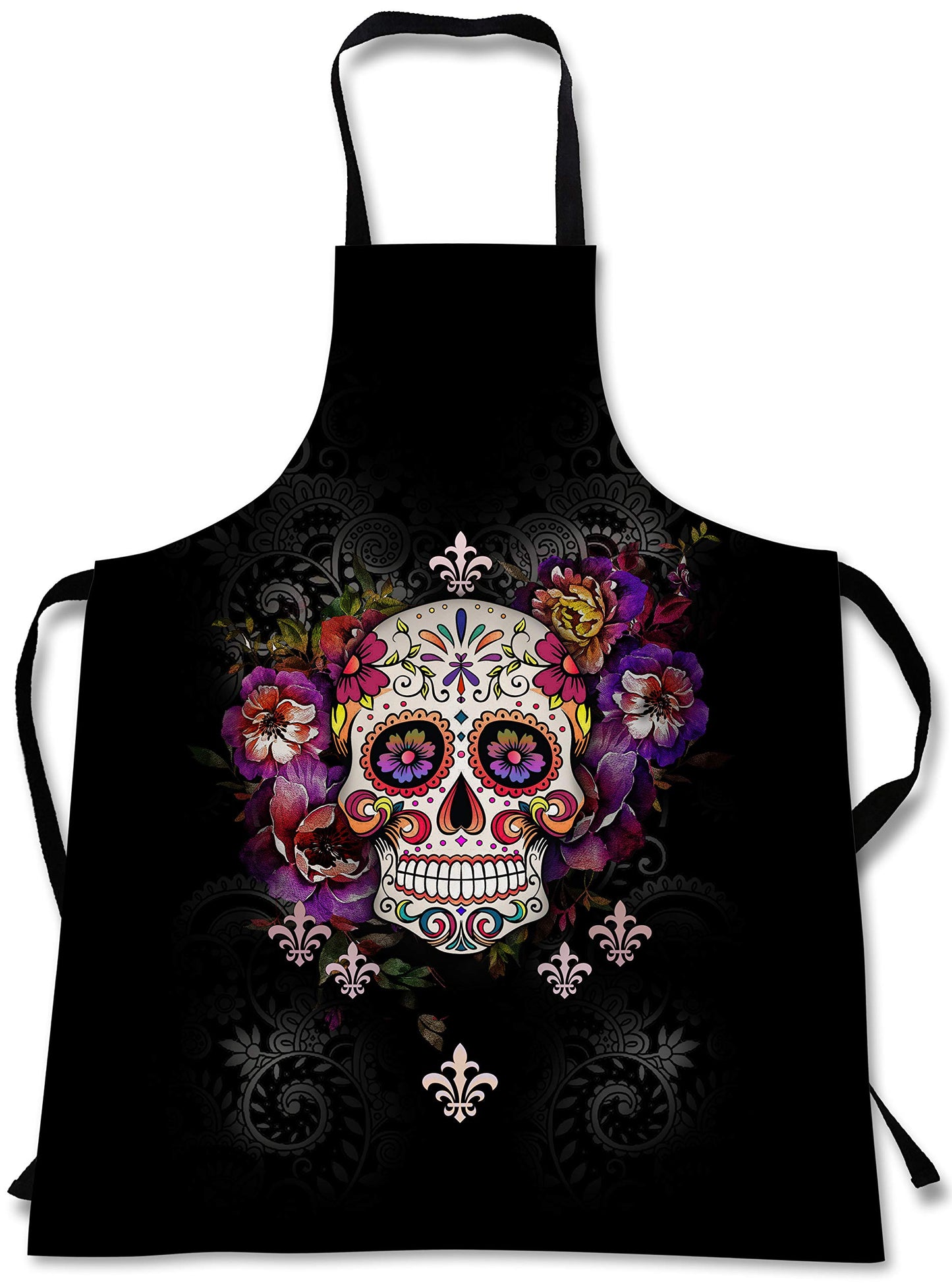 Sweet Gisele Sugar Skull Cooking Apron