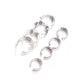 8pcs Punk Vintage Ear Clip Pendientes Brincos Bohemian Silver Color Circle Cuff Earrings Set For Women Cartilage Earring Jewelry