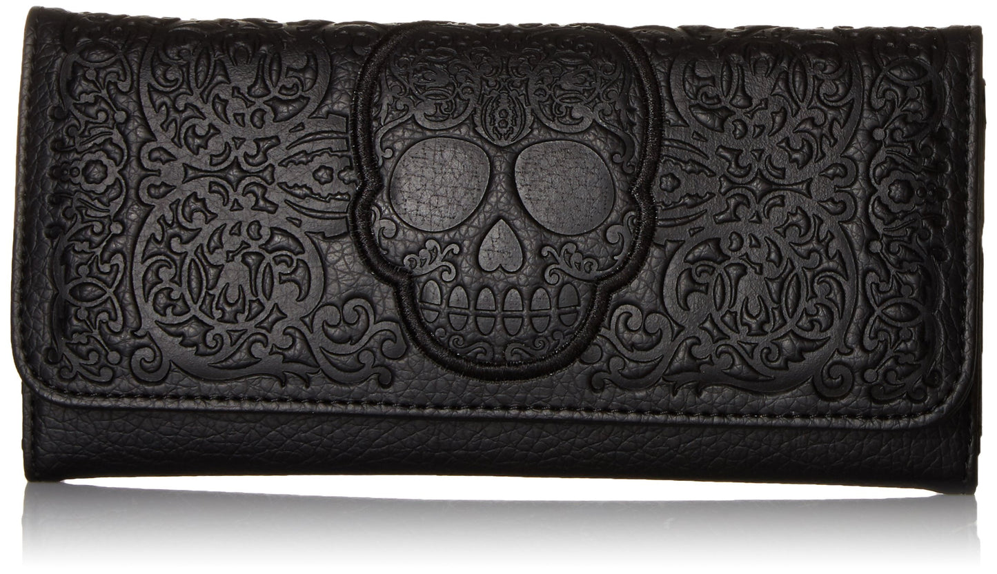 Loungefly Lattice Skull Wallet