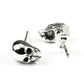 925 Sterling Silver Skull Earrings Studs Set Small Rock Punk Gothic Vintage Jewelry For Men And Women Brinco Masculino