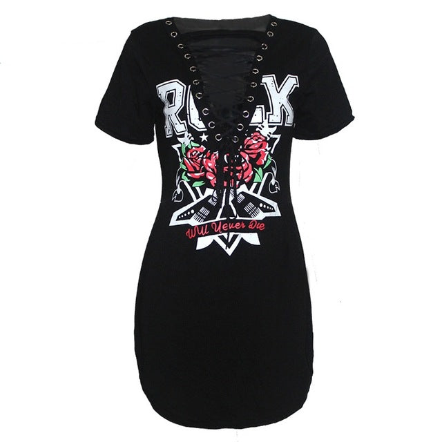 punk rock t shirt dress Punk Tshirt Dress