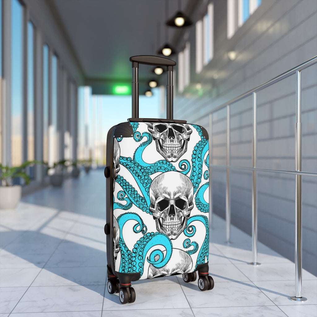 Gothic skull Suitcases luggages, awesome skull suitcase luggage, skeleton Halloween Christmas skull luggage suitcase