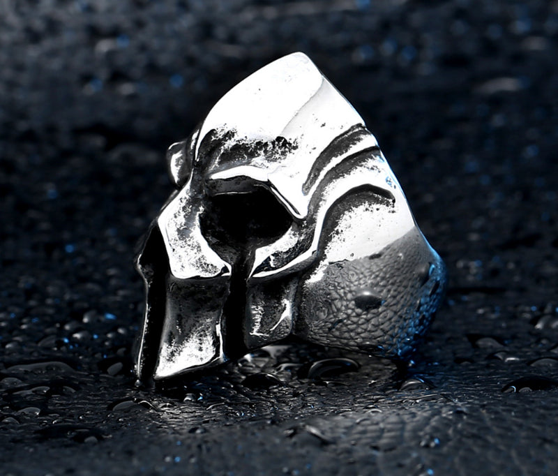 good detail factory price men punk skull ring stainless steel fashion jewelry