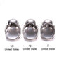 New Man's Ring Gothic Men's Skull Flower Biker Zinc alloy Ring Man fashion rings