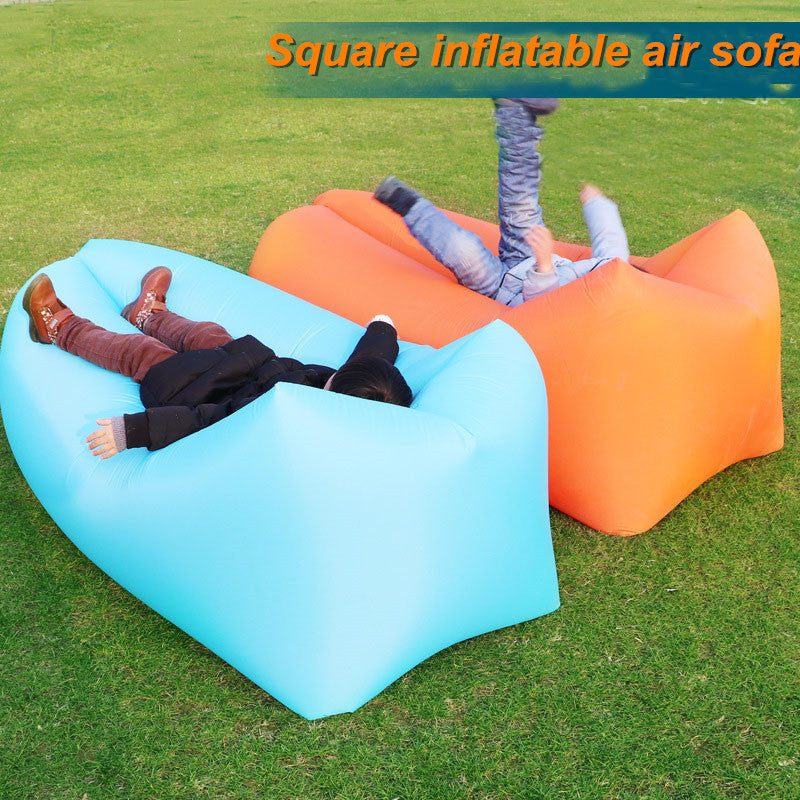 Air sofa Fast Inflatable Laybag Hangout Air Sofas Camping Sleeping Bag Beach Sofa Lounger Bed Square Lazy air bags Lay Bag sofa