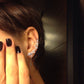 High Quality Crystal Clip Earrings Elegant Leaves Long Earrings Zirconia Jewelry For Women Earrings