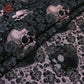 American retro style 3 colors skull jacquard brocade fabric for dress coat winter autumn tissue for sewing