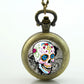 Skull pocket watch & Necklace