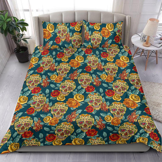 Sugar skull bedding