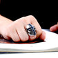 Brand Design Cool Cross Skull Ring For Man Stainless Steel Personality Biker Punk Man's Jewelry  BR8-361