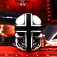 Brand Design Cool Cross Skull Ring For Man Stainless Steel Personality Biker Punk Man's Jewelry  BR8-361