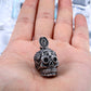 Gothic Carving Pendant Necklace  Stainless Steel Skull Jewelry