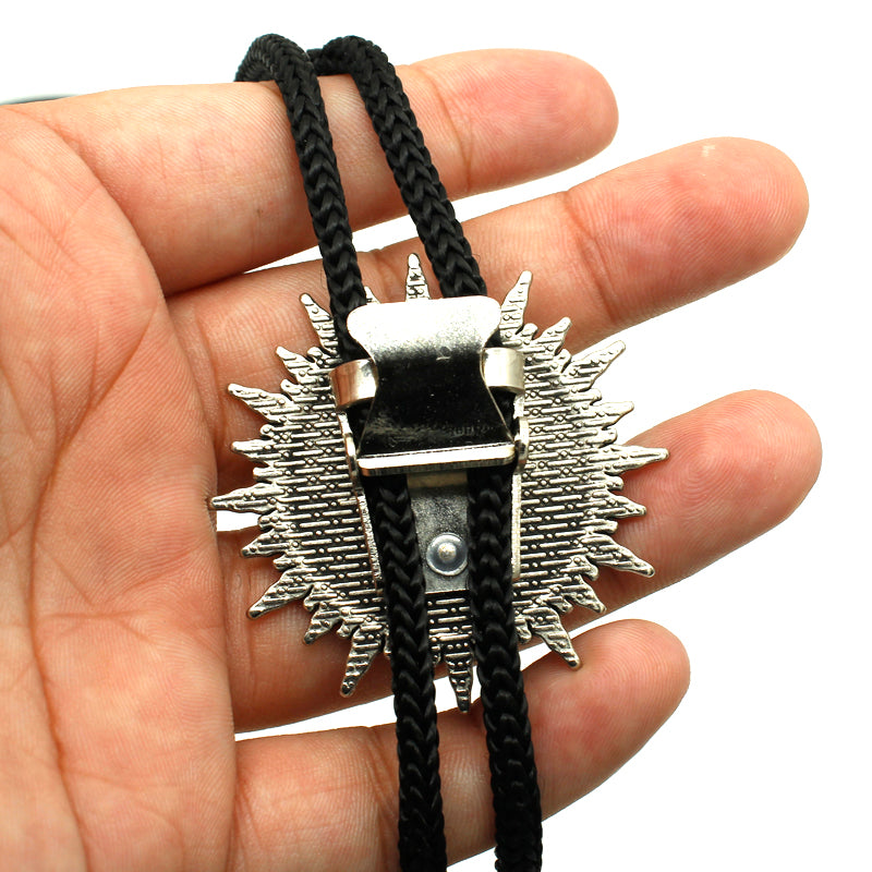 New Arrival Tattoo Skull Western Bolo Tie Round Glass Dome Sugar Skull Jewelry Mens Neck Tie Wholesale