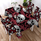 Octopus and Skull Tablecloth Tentacles Gothic Hand Waterproof Table Cloth