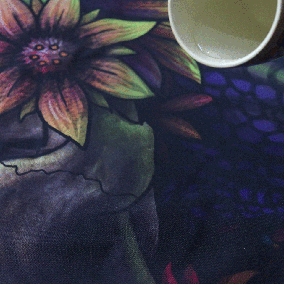 Skull with Glasses Shower Curtain Waterproof Flowers Fashionable Curtain for Bathroom Home Decor With Hooks