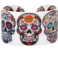 Bonsny Plastic Floral Halloween Smile Skeleton Skull Bangles Bracelets
