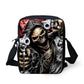 Brand Designer Punk Skull Head Printing Mens Messenger Bags for Men Casual Crossbody Bags,Boys Small Kids Travel Shoulder bag