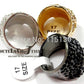 Brand Skull Rings For Men Rock Punk Unisex Crystal Black/Gold Color Biker Ring Male Fashion Skull Jewelry Wholesale