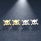 Stainless Steel Stud Earring For Women Man Skull Gold And Silver Color Lover's Engagement Jewelry Drop Shipping