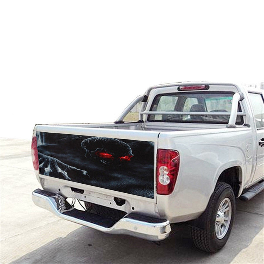 Car Sticker Horror Skull Tailgate Pattern Decal Halloween