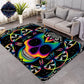 Large Carpets for Living Room Colorful Skull Area Rug